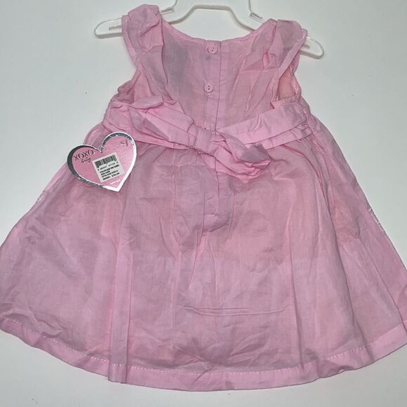 🔥XOXO KIDS GIRLS Dress 2 pc set sz 3/6 months New - Picture 2 of 5